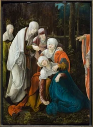 Krisztus búcsúzik anyjától, 1520 körül (olaj, fenyő)