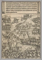 Utrecht ostroma, 6. tábla a Történelmi jelenetek I. Maximilianus császár életéből a Diadalívből