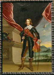 Leopold Wilhelm főherceg, Hollandia kormányzója (rézfestmény)