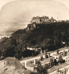 Stirling-kastély, Skócia, 1900.