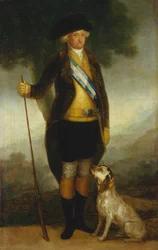 IV. spanyol spanyol Károly mint vadász, c. 17991800.