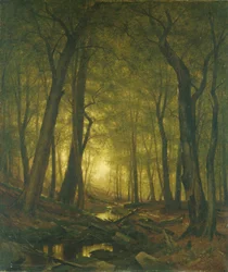 Este az erdőben, 1876.