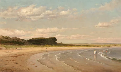 Second Beach, Newport, kb. 18781880.