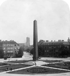 Karolinenplatz, München, Németország, 1900-as évek.