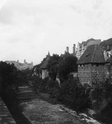 Nürnbergi vár, Nürnberg, Németország, 1900-as évek.