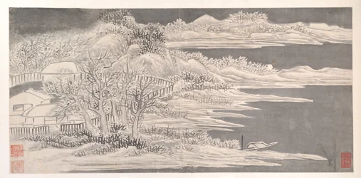 Tizenkét hónap tájképei, 1685 körül (tizenkét festőlapból álló album; tinta, papír)