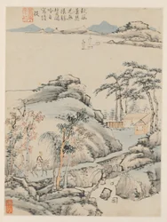 Album of Seasonal Landscapes, Leaf F előző levél 5, 1668.
