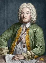François Couperin (1668-1733) portréja (metszet)