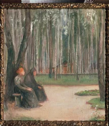 Este felé – Jelena Nyikolajevna Villiam (1860-1919) festménye, olaj, vászon