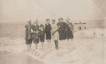Fürdőző társaság, Houlgate, 1911. szeptember