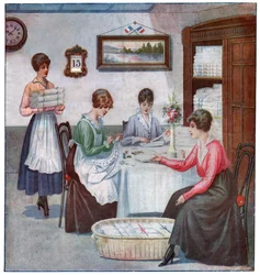 Házi hímzés, 1910-1920 körül