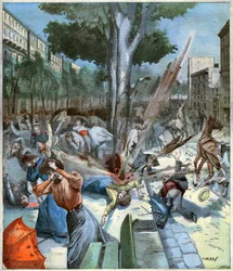 Robbanás a Barcelone-ban. Robbanás Barcelonában.