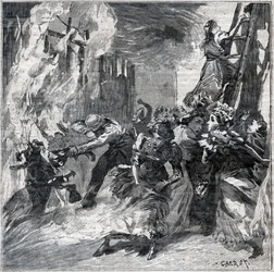 Tűz a Bazar de la Charite-ban