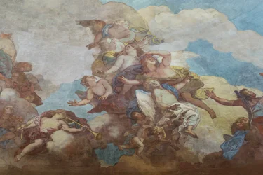 Festmény az Invalidusok kupolájának párjáról (1670), Párizs (fotó)