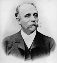 Bartolomeo Emilio Camillo Golgi (1843-1926), olasz tudós és orvos, 1906-ban orvosi Nobel-díjas portréja, fénykép