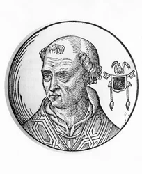 III. Benedek portréja (meghalt 858-ban)