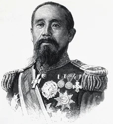 Ito Hirobumi (1841-1909) japán politikus portréja