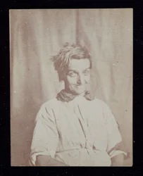 Pszichiátriai beteg portréja, Surrey County Asylum, 1852