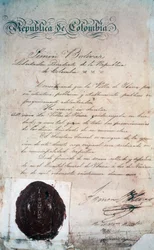 november 2-án az a törvény, amellyel Simon Bolivar San Miguel de Ibarra városát, a környező tartomány fővárosát abban az időben Nagy-Kolumbia (ma Ecuador) részévé nyilvánította.