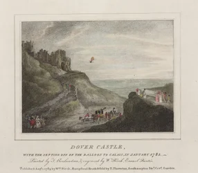Az első Csatorna átkelés ballonnal, 1785. január 7