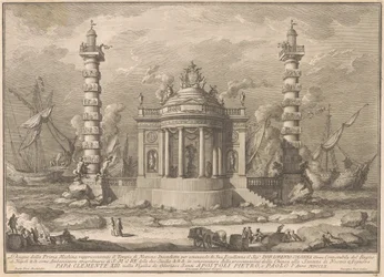 Az 1760-as Prima Macchina Kínában: Neptunusz temploma