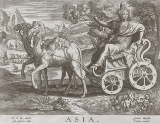 Ázsia a négy kontinensről, pub. C 1588-89