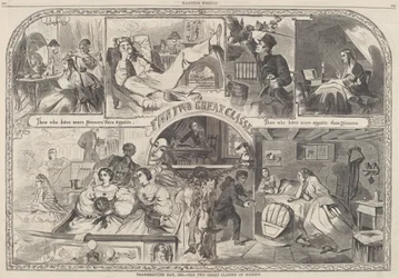 Hálaadás napja, 1860 – A társadalom két nagy osztálya