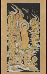 Buddha és kísérői