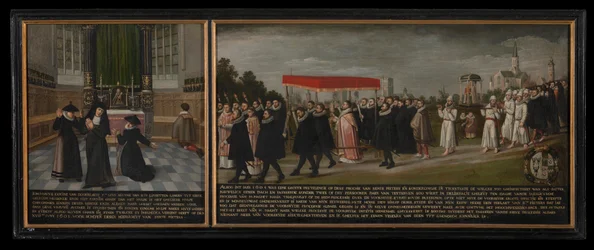Gyógyítás és felvonulás a pestis ellen 1604-ben