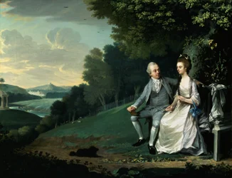 Pár portréja, állítólag Sir Francis és Lady Dashwood a Wycombe Parkban