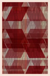 Piros geometrikus rétegek