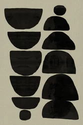 Egymásra rakott zen-kövek