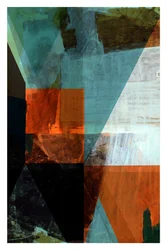 Zöldes-narancssárga geometria