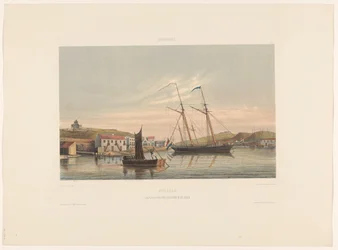 Willemstad kikötője Curacao. Hadihajók kikötőhelye a kikötőben (cím a tárgyon)