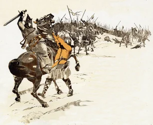Az ember soha nem fogadja el VI. Gros Lajos (1081-1137), a frankok királyának sakkkirály válaszát azzal, hogy megöli azt az angol katonát, aki megragadta a lova kantárját, mondván: „A királyt elkapták! „” a normandiai Brenneville-i csatában április 20-án
