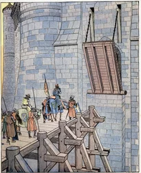 Nyisd ki, ez Franciaország szerencséje! (vagy „Nyisd ki, ez a szerencsétlenség Franciaország királya!”) A francia király szavai VI. Philip dit Philippe de Valois (1293-1350) a Levis-híd elé érkezik a Chateau de Broye-hoz Crecy közelében. A csatában megsérü