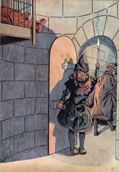 Franciaország történetének jelenete a játékokban: XI. Lajos király (1423-1483) ellen Charles Le Temeraire-rel összeesküvés Jean Baluét (1421-1491) 1469. április 23-án 11 évre bezárták XI. Lajos király egyik vasketrecébe. "" Joujoux a l